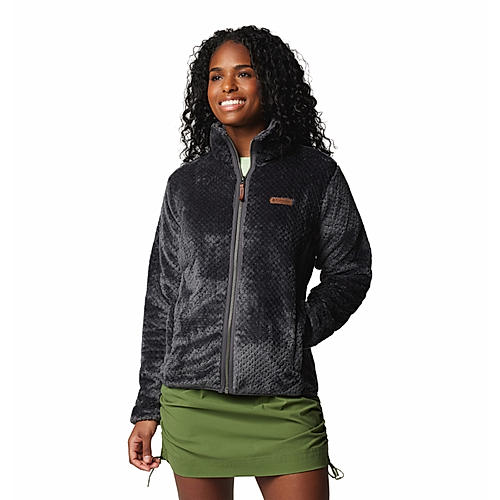 Columbia Womens Black Fire Side II Sherpa Full Zip Jacket