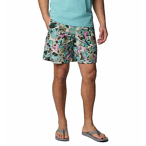 Columbia Mens Green Omni-Shade Super Backcast II Water Short