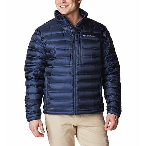 Columbia Mens Navy Omni-Heat Infinity Pebble Peak II Down Jacket