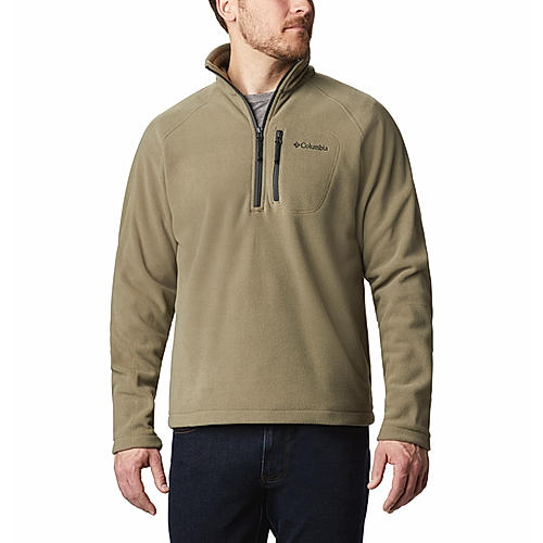 Columbia Mens Green Fast Trek III Half Zip Fleece Pullover