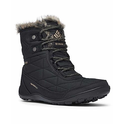 Columbia Women Black MINX SHORTY III Water Resistant Shoes