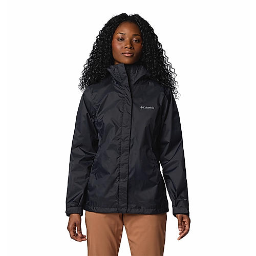 Columbia Womens Black Arcadia II Rain Jacket