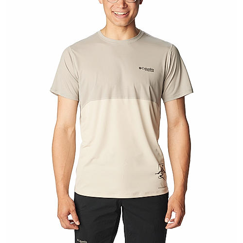 Columbia Men Grey Cirque River Graphic Short Sleeve T-Shirt 