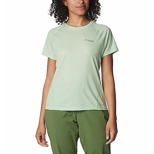 Columbia Women Green Cirque River Short Sleeve T-Shirt 