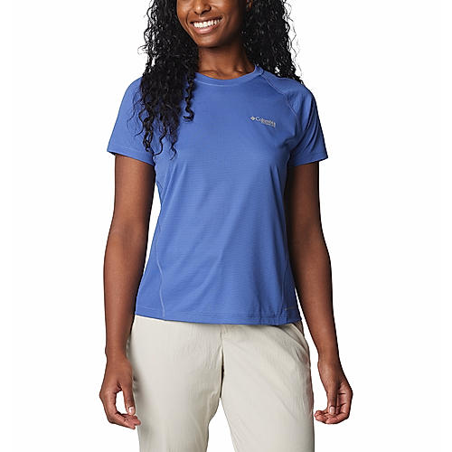 Columbia Women Blue Cirque River Short Sleeve T-Shirt 