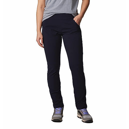 Columbia Women Navy Blue Anytime Casual Pull On Pant (Sun Protection)