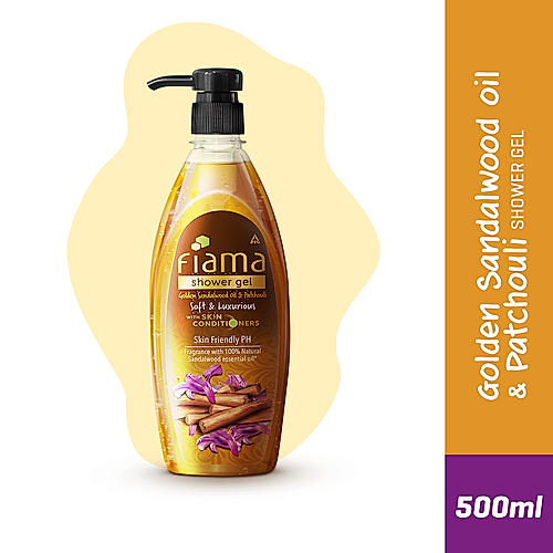 Fiama Golden Sandalwood & Patchouli Body wash Shower Gel 500 ml