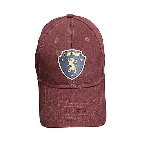 Cap with Giordano Logo and Rubber Badge