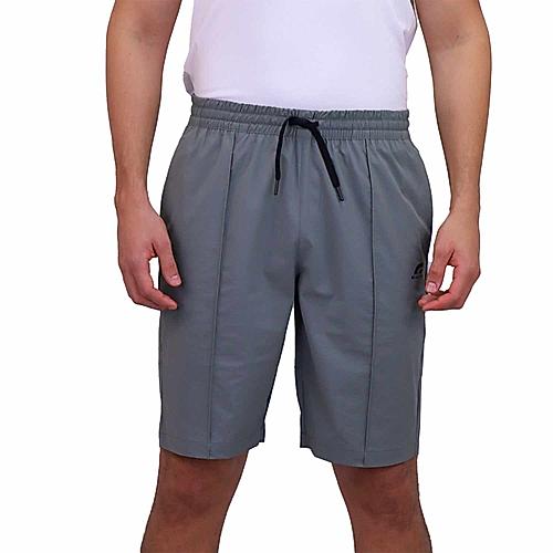 Men's Nylon Spandex Plain Weave Mid Rise Relax Fit Elastic Waist  Shorts