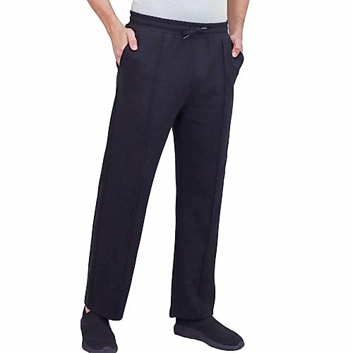 Men's Twill Jacquard Knit Mid Rise Relax Fit Jogger Pants