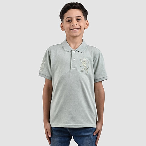 Junior Embroidery Short Sleeve Bold Polo