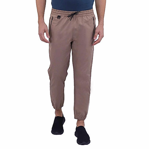 Men's G-Motion Polyester Plain Weave Mid Rise Regular Tapered Fit Elastic Waist Jogger