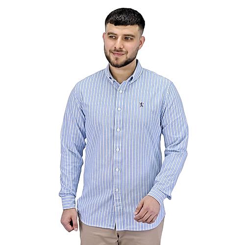 Men's Cotton Oxford Full Opening Long Sleeve Slim Fit  Shirt