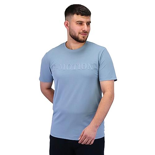 Men's G-Motion Pique Crew Neck Short Sleeve Slim Fit Print Tee