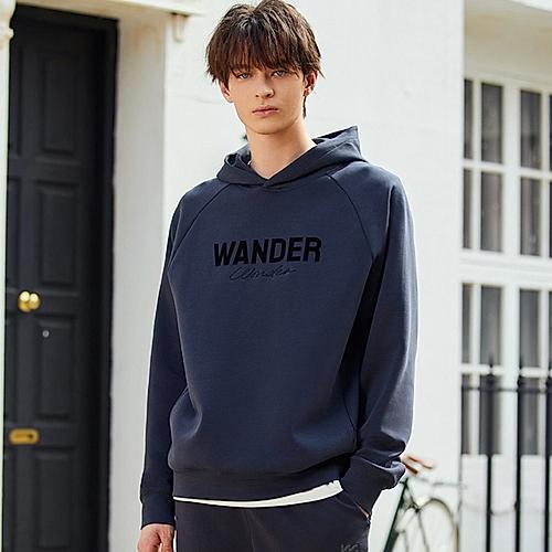 Men's Interlock Long Sleeve Print Wander Wonder Collection Sweatshirt Hoodie