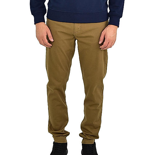 Men's Stretchy Mid Rise Khakis