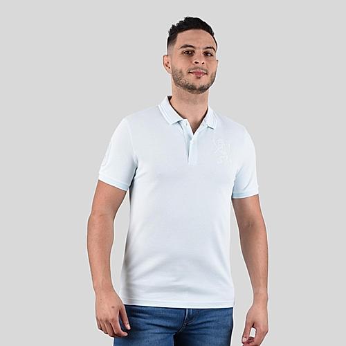 Giordano Men's 3D Lion Polo