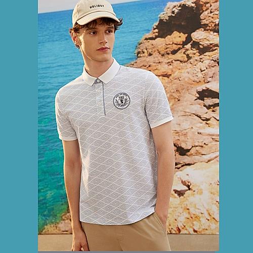 Men's Print Polo