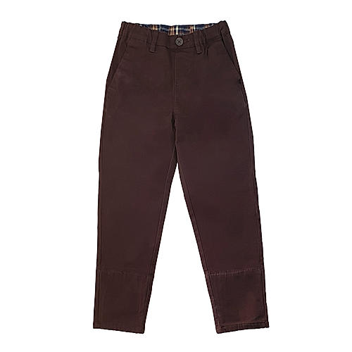 Junior Twill Stretch Mid Rise Regular Tapered Fit Elastic Waist Pants