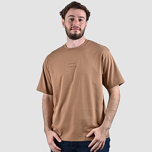 Men's Crew Neck Short Sleeve Wander Wonder Collection Relaxed Fit Print Tee