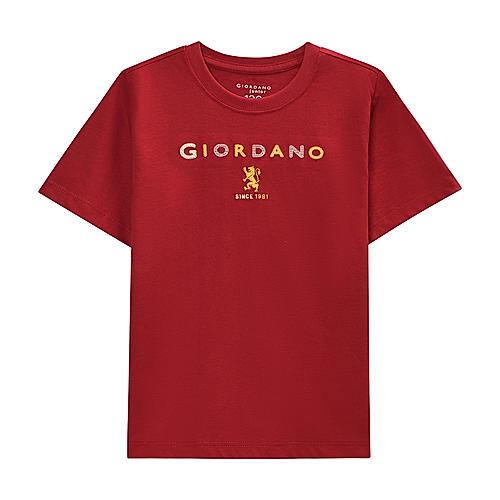 GIORDANO Men's Lion Logo Tee (01092240) | Lazada PH