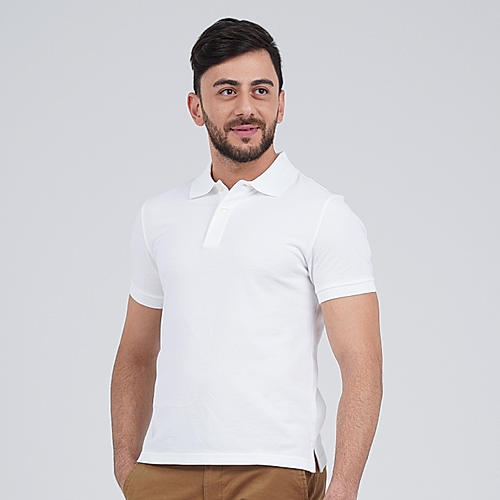 Men Solid Performance Polo