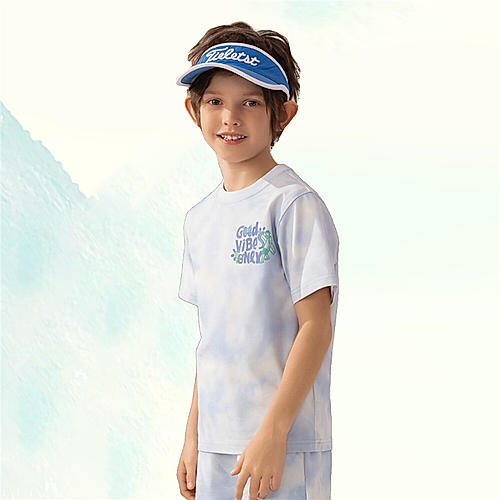 Junior Cotton Jersey Crew Neck Short Sleeve Comfort Fit Print Tee