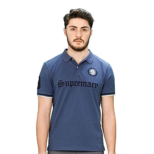 Men's Blue Bold Polo