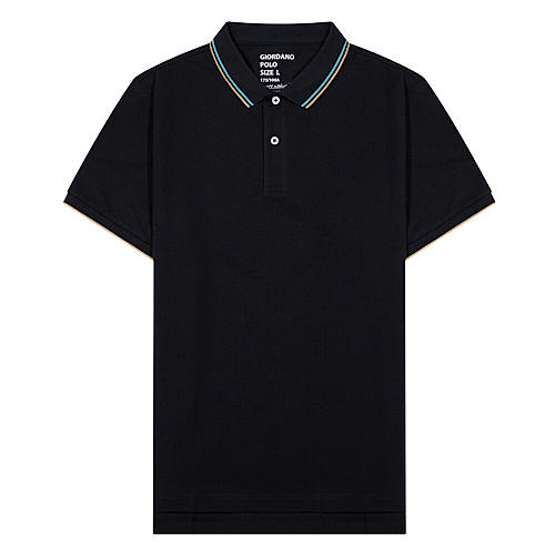 Giordano black polo shirt hotsell