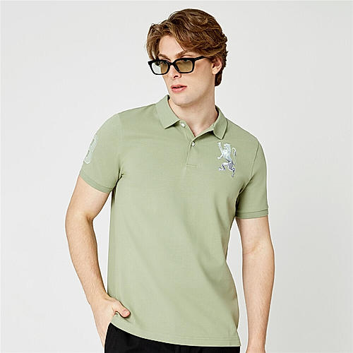 Men's 3D Bold Lion Polo