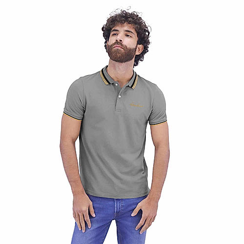 Men's Short Sleeve Cotton Lycra Polo