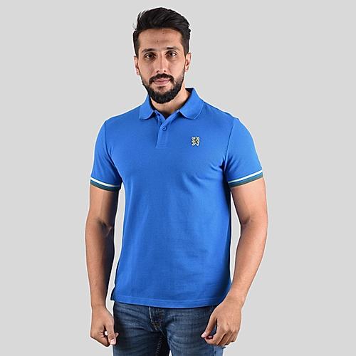 Men's Blue Performance Polo