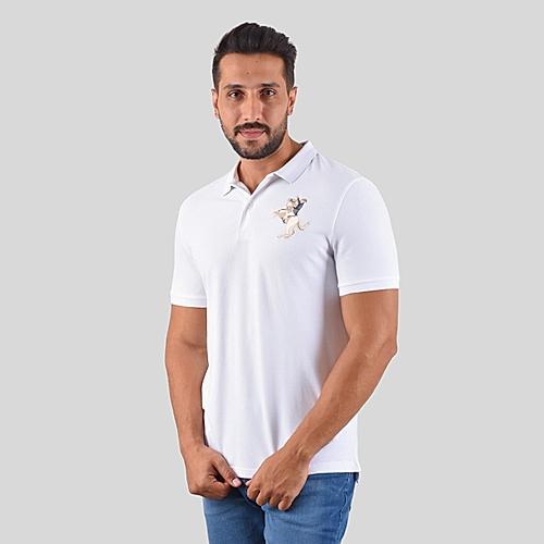 Men's White Polo