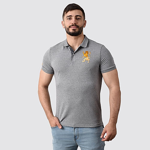 Men's 3D Lion Polo