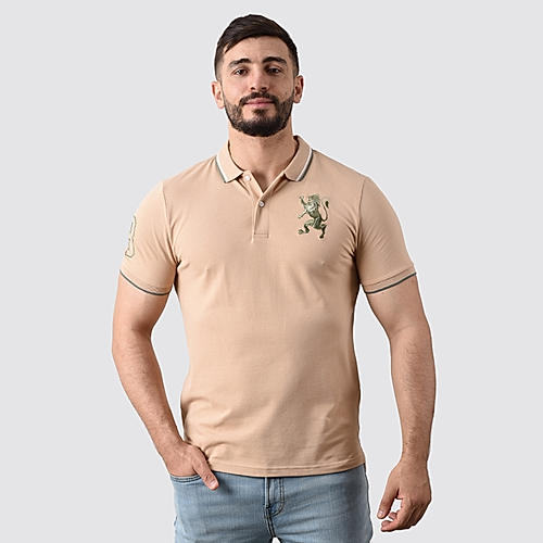 Men's 3D Lion Polo