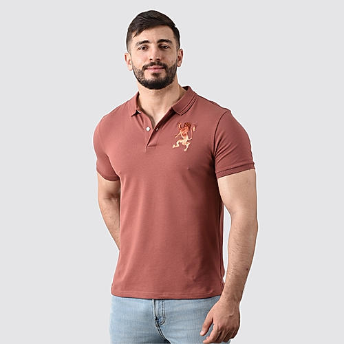 Men's 3D Lion Polo