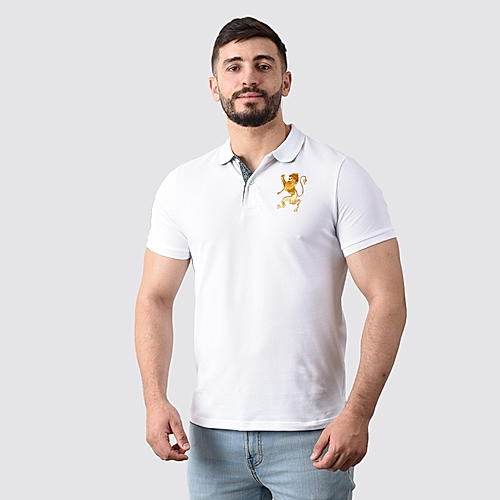 Men's 3D Lion Polo