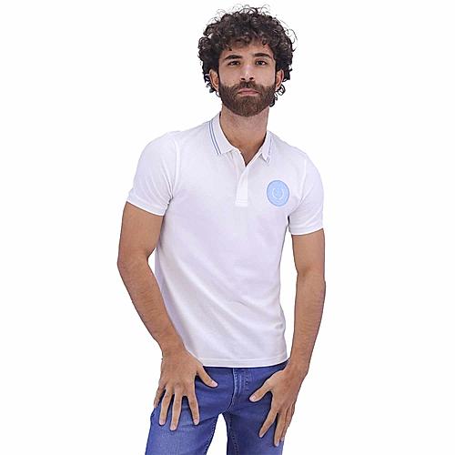 Men's White Polo