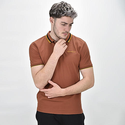 Men's Brown Polo