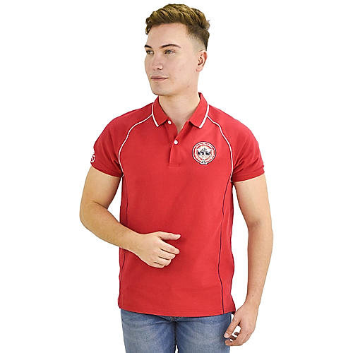 Men's Red Polo