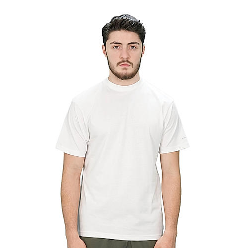 Men's White Short Sleeve Crewneck Tee