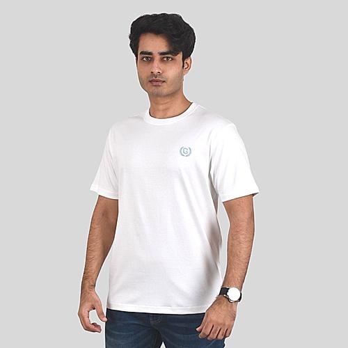 Men's White Interlock Tee