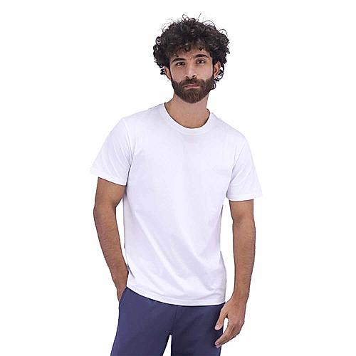 Men's Crew Neck Short Sleeve Slim Fit Embroidery Tee