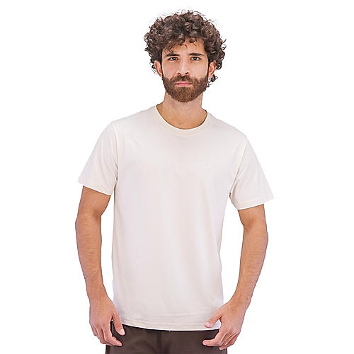 Men's Crew Neck Short Sleeve Slim Fit Embroidery Tee