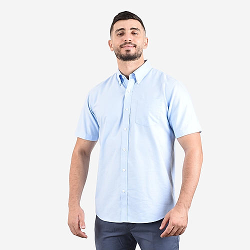 Men Wrinkle Free Short Sleeve Shirt