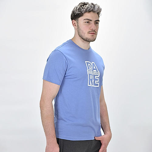 Men's Blue Print Tee