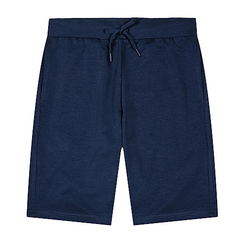 Men's Blue Double Knit Shorts