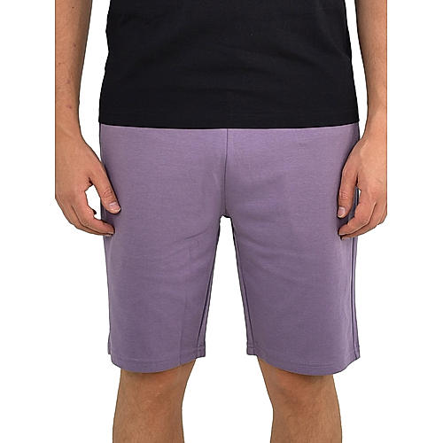 Men's Purple Double Knit Shorts