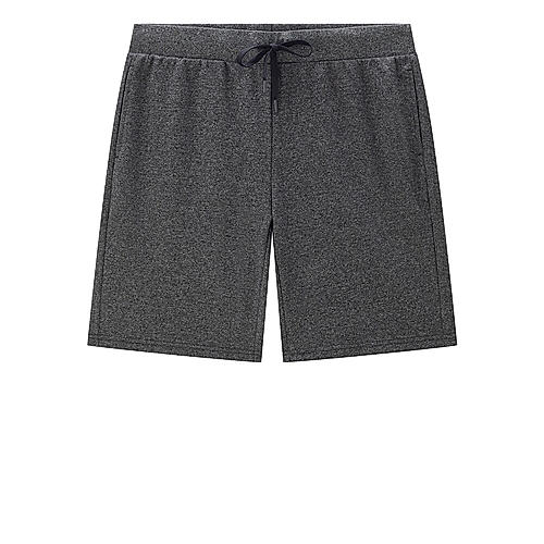 Men's Black Double Knit Shorts