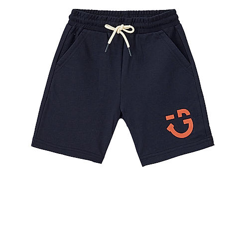 Junior Blue Drawstring Shorts